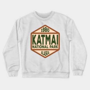 Katmai National Park and Preserve badge Crewneck Sweatshirt